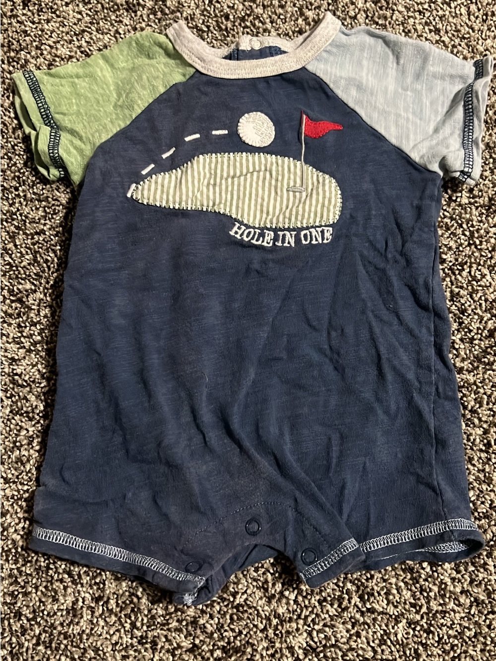 Mud Pie Baby Boys Golf Romper